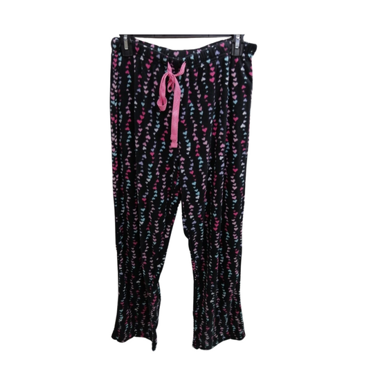 Pantalon Pijama Negro de corazones