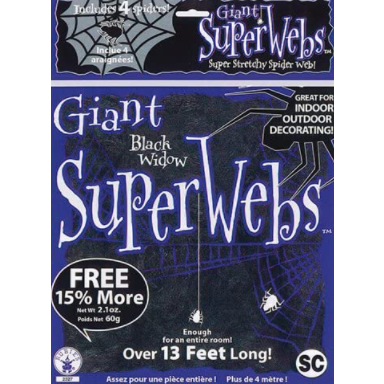 Spider Webbing black