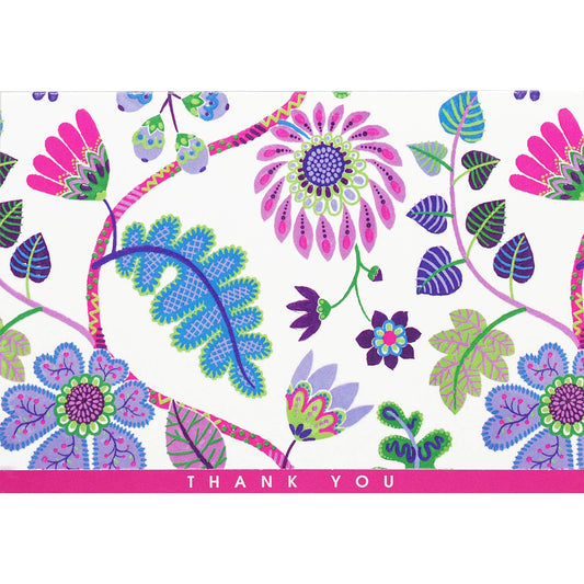 Fantasy Floral Thank you Notes
