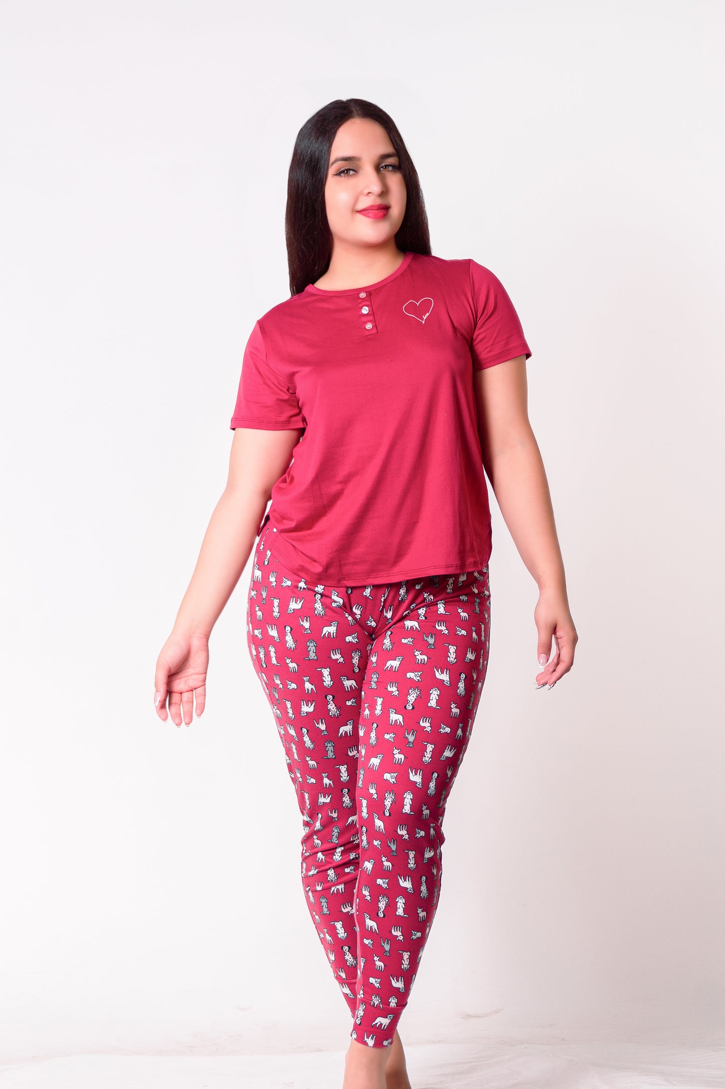 Sleep tight pijama set Red