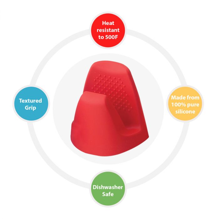 Silicone Pot Grabber Cherry
