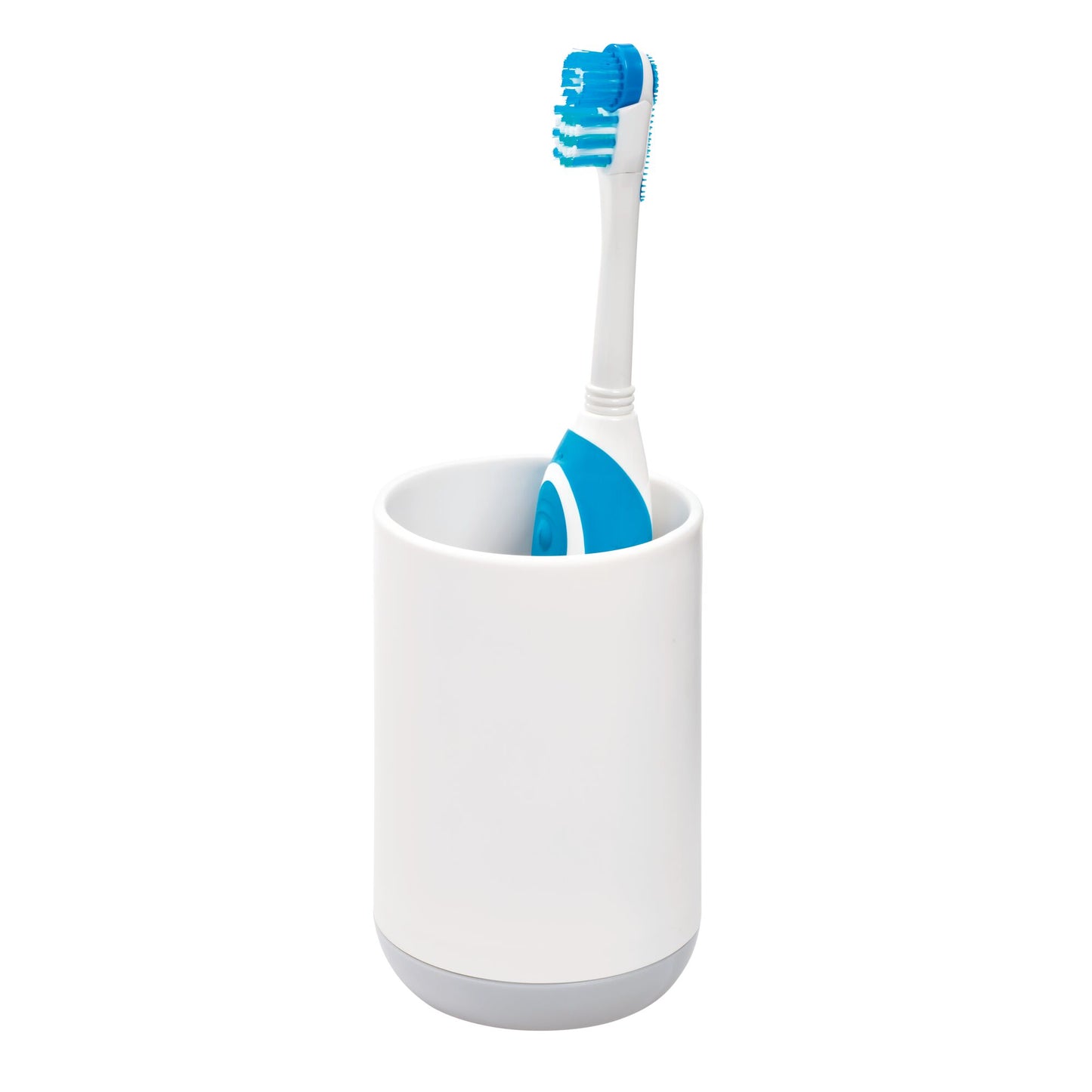 Porta cepillo de dientes blanco