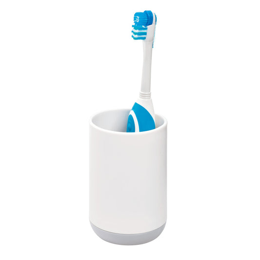 Porta cepillo de dientes blanco