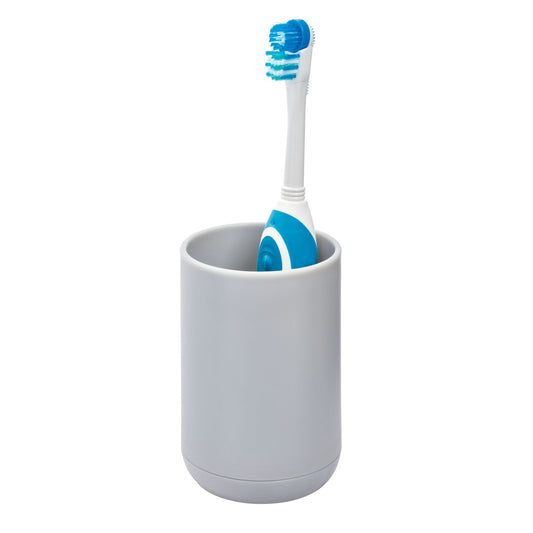 Toothbrush Holder 6" x 3.3" x 3.2" Gray