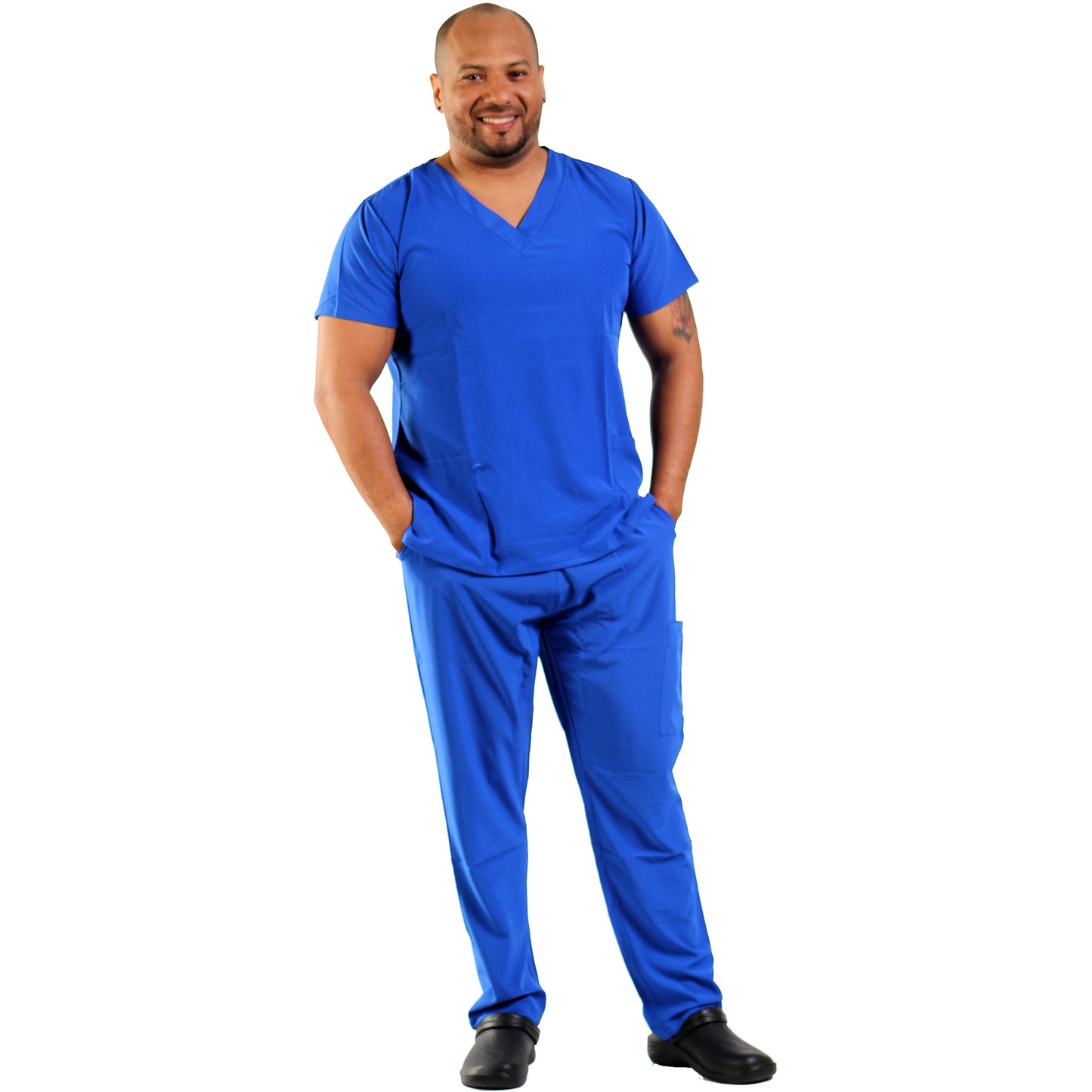 UNIFORME STRECH ROYAL BLUE - AZUL ELECTRICO