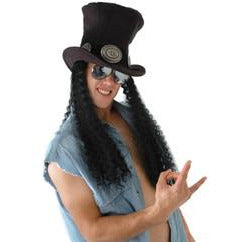 GUITAR SUPERSTAR PLUSH HAT WITH HAIR