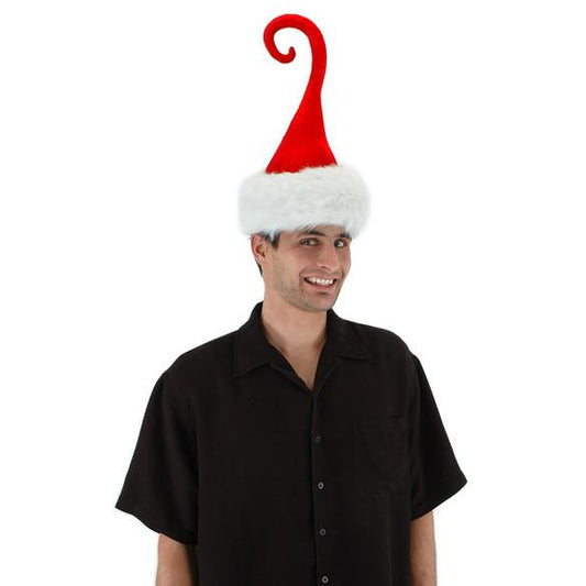CURLY Q SANTA PLUSH HAT