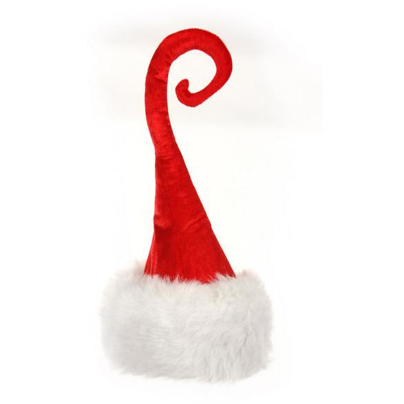 CURLY Q SANTA PLUSH HAT