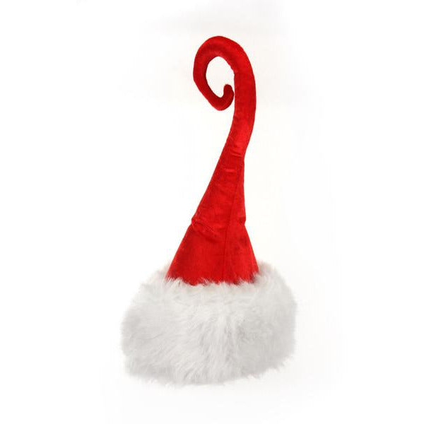 CURLY Q SANTA PLUSH HAT
