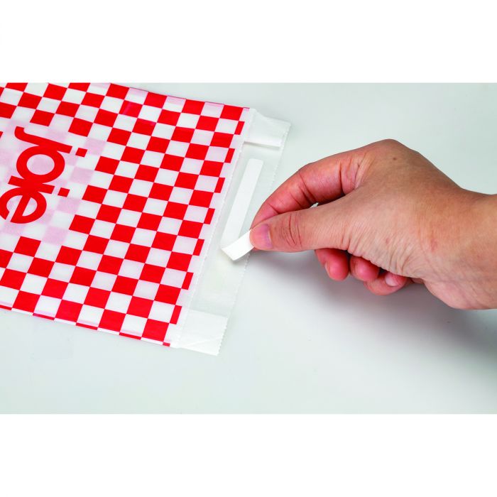 Checkered Glassine Bags  Set of 25