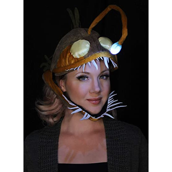 LIGHT UP ANGLERFISH JAWESOME HAT
