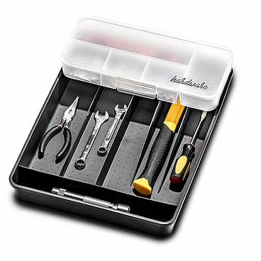 Drawer and tool drawer  organizer granite