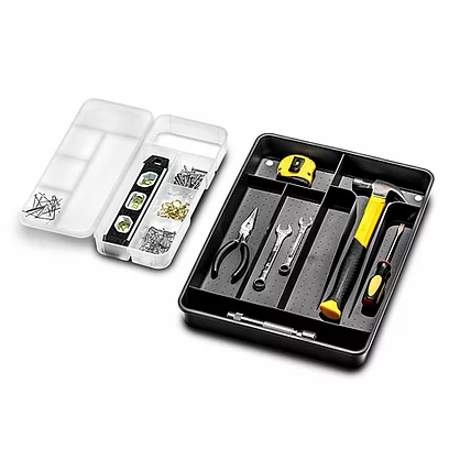 Drawer and tool drawer  organizer granite