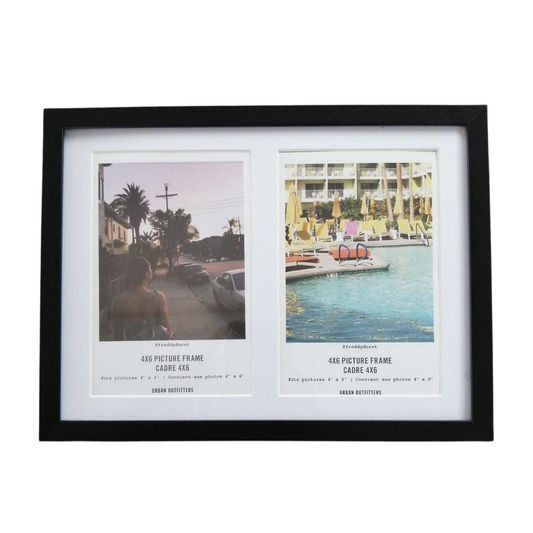 CORE PHOTO DISPLAY BLACK (2) 4" x 6"