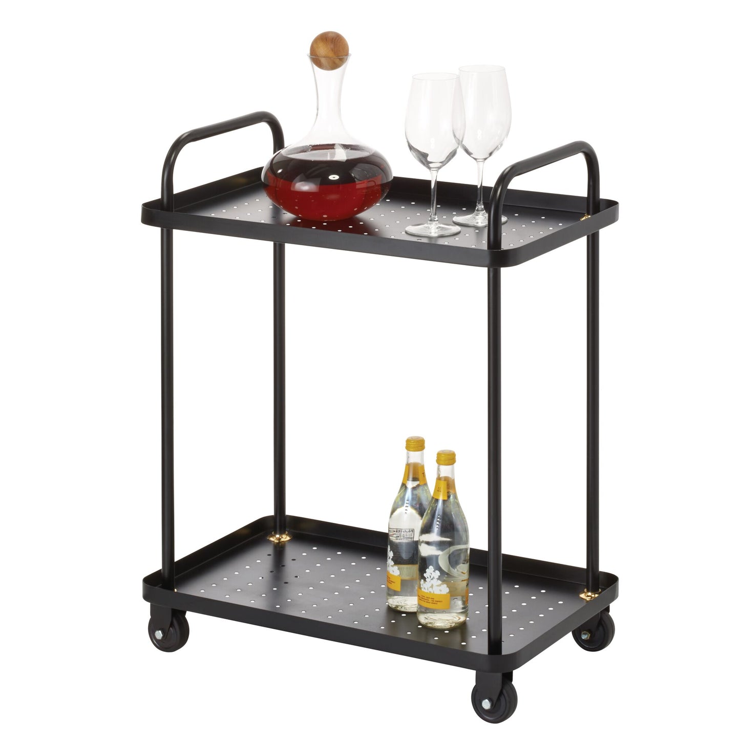 Black Rolling  Bar/Cart
