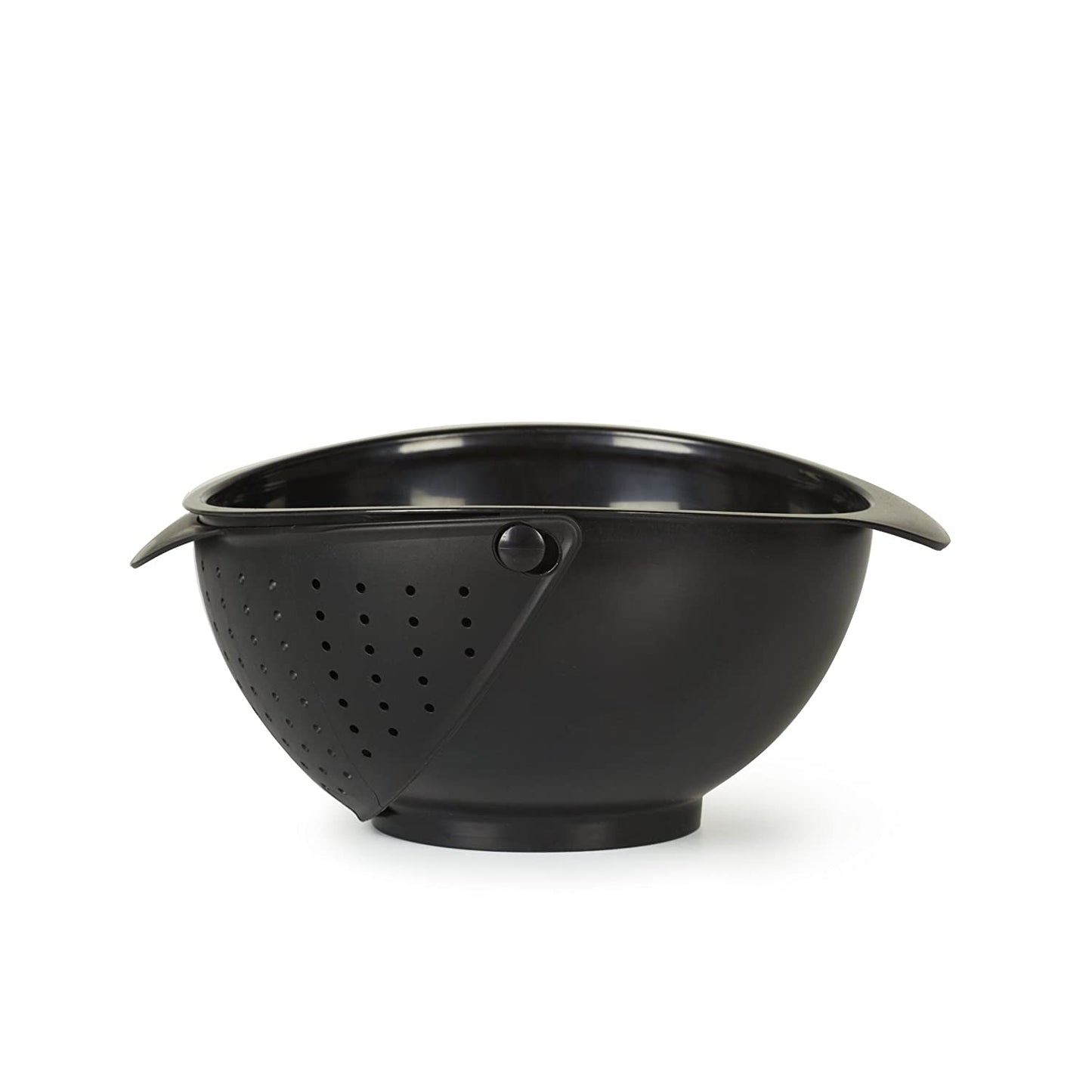 Rinse Bowl and Strainer Black