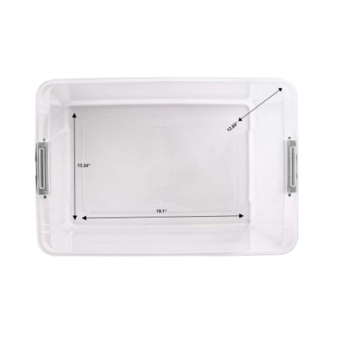 64QT Contenedor transparente