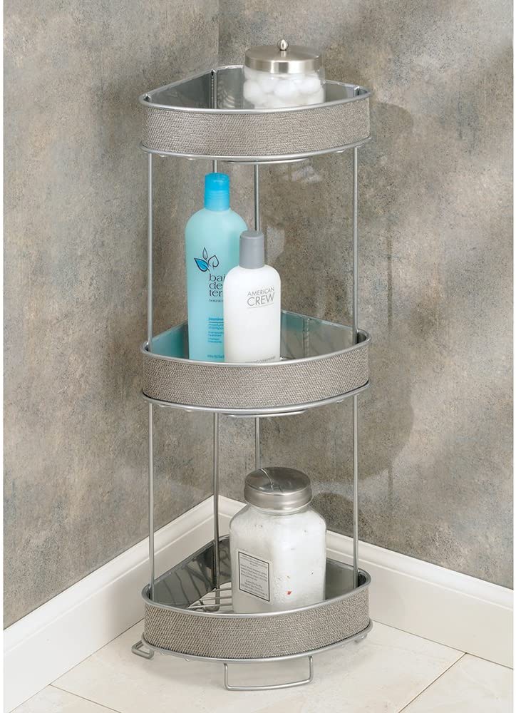 Metallico 3-Tier Corner Shelf