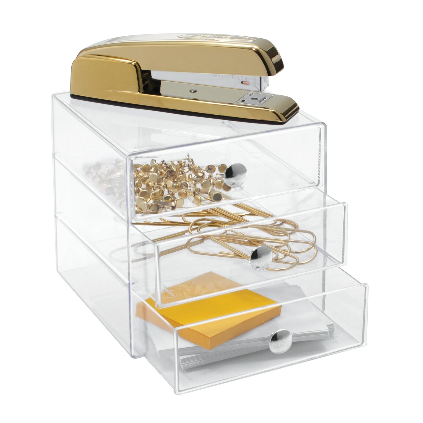 Organizador de tres gavetas 10.2" x 10.4" x 7.25"