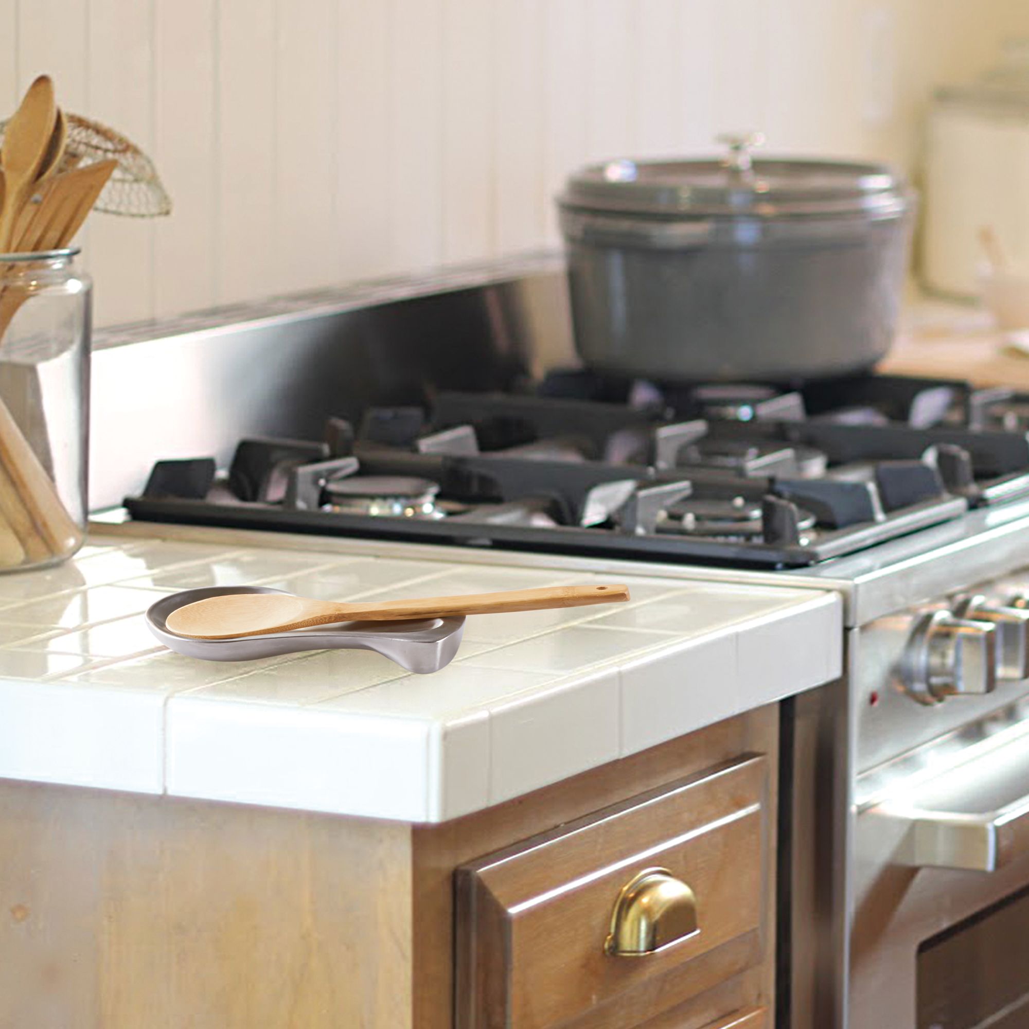 REPOSADOR  de cucharones stainless steel