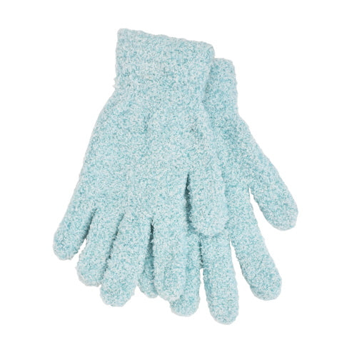 POLY EYELASH STRETCH GLOVE - LIGHT BLUE
