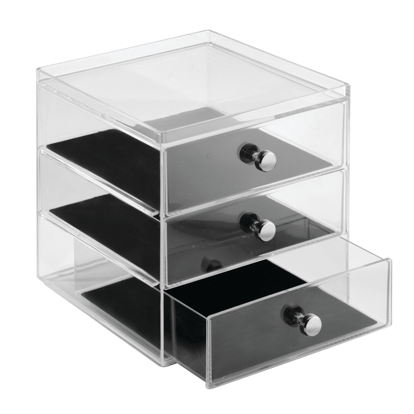 Organizador de joyeros con 3 gavetas 6.4" x 7" x 7"