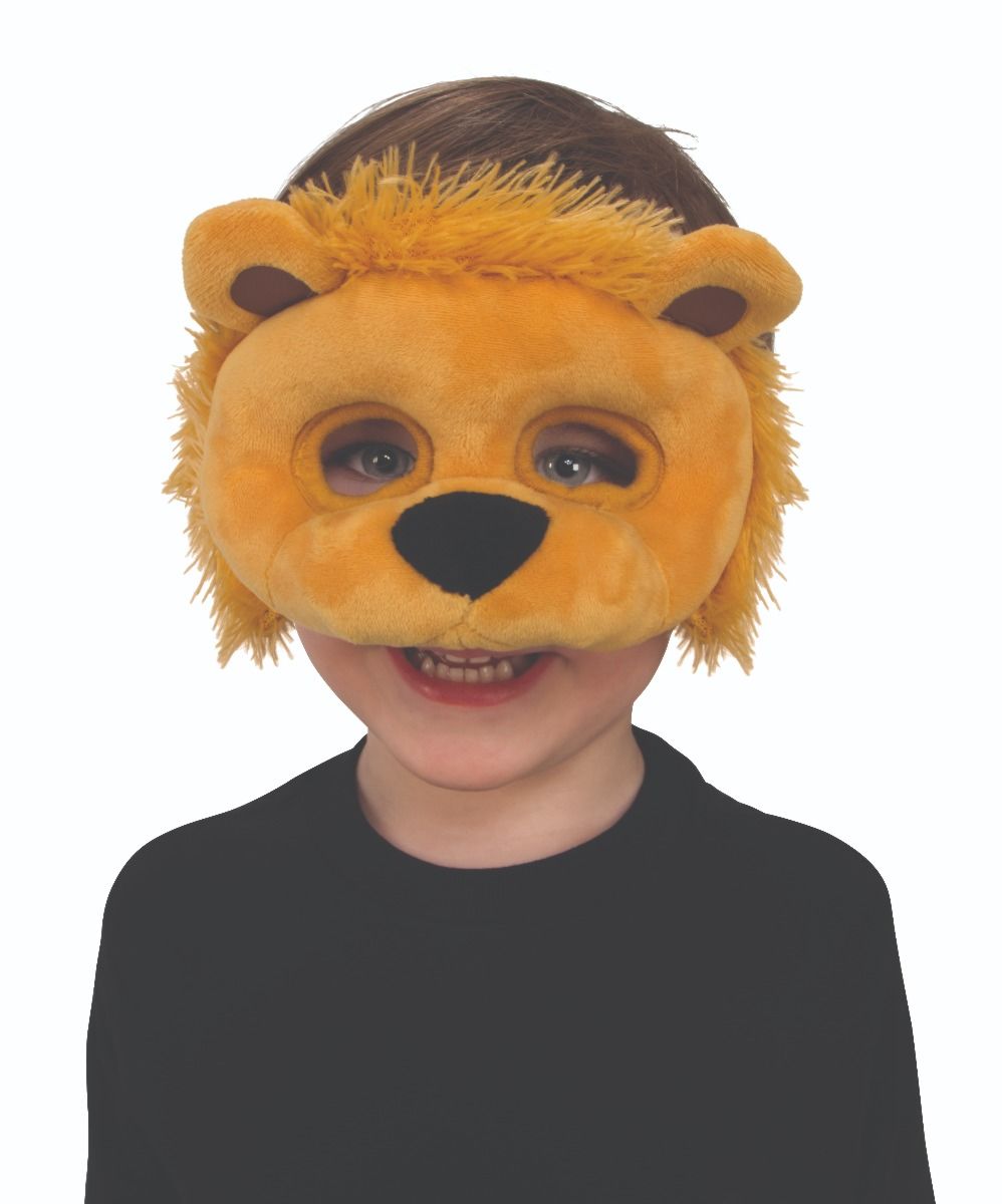 LION   PLUSH MASK