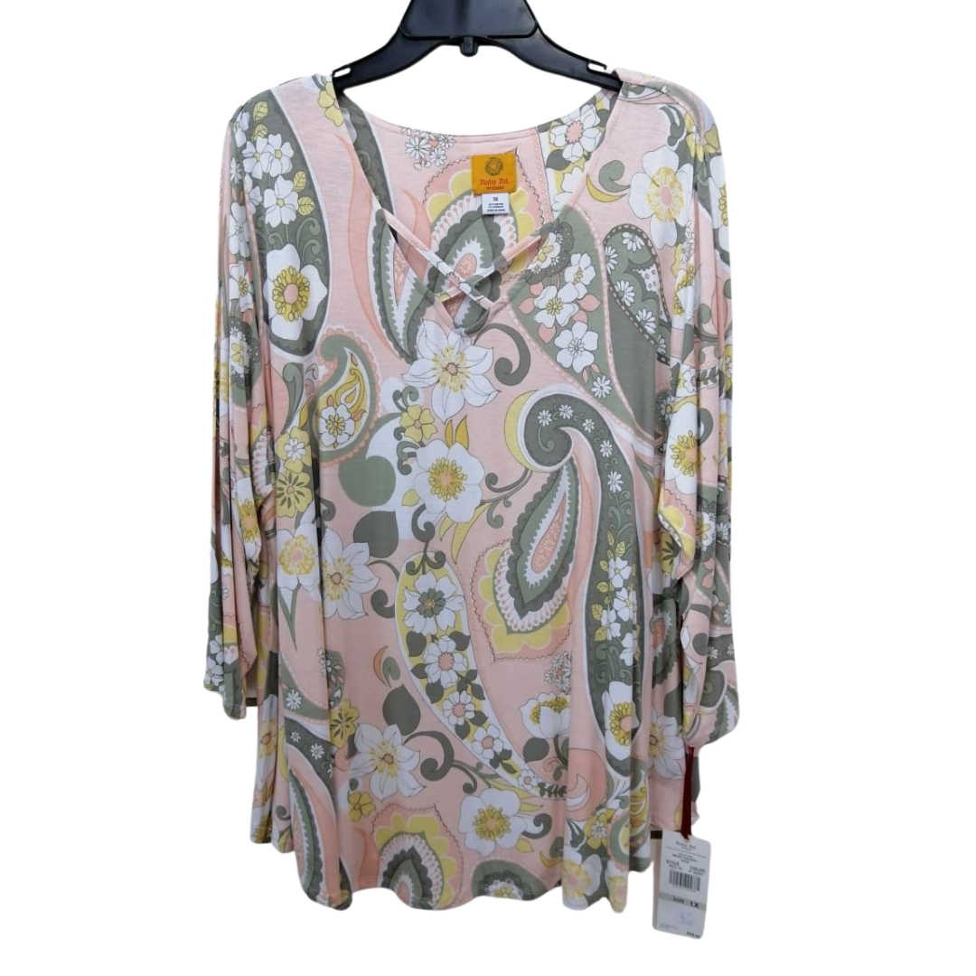 Blusa con diseño floral Rosa Multicolor Ruby Rd X