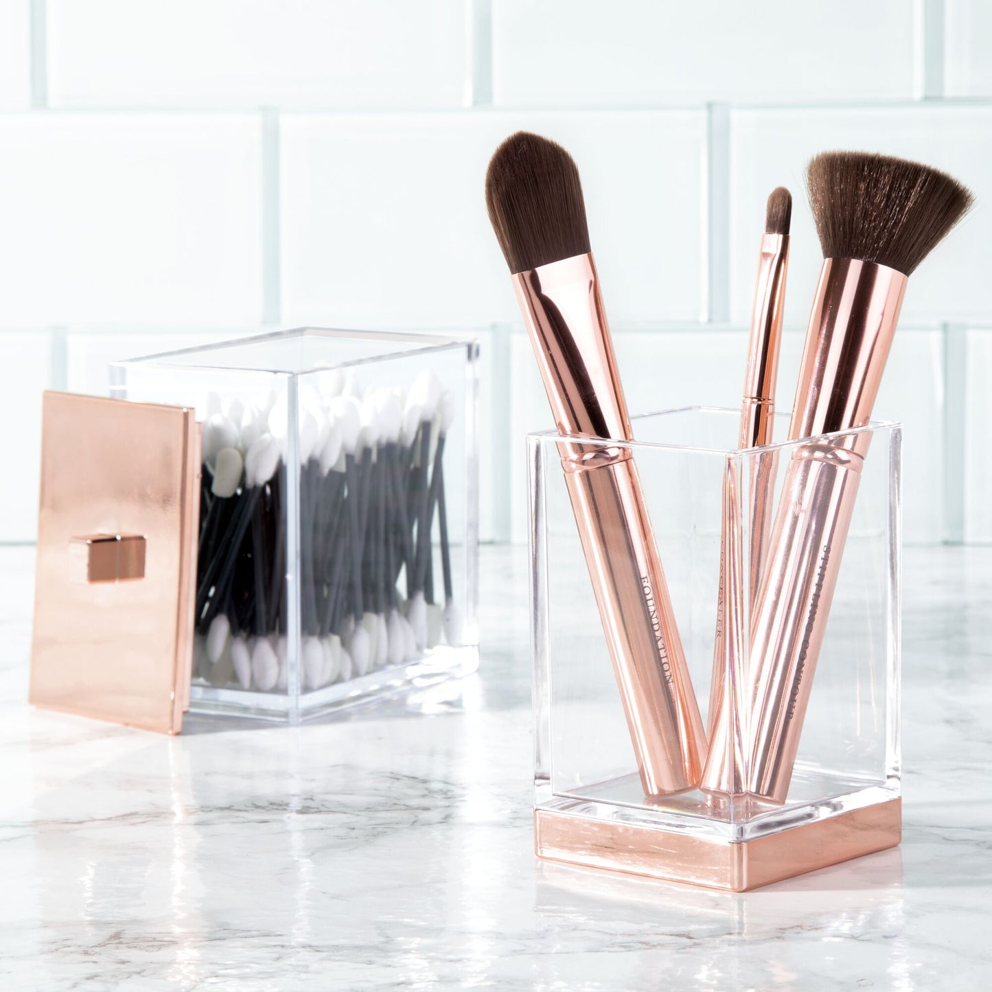 Tumbler 4.9" x 3" x 2.8" Rose Gold