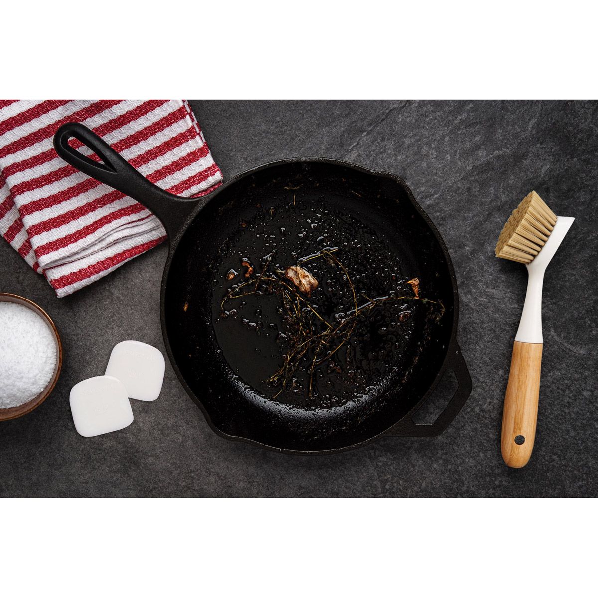 DISH SCRUB BRUSH BAMBOO