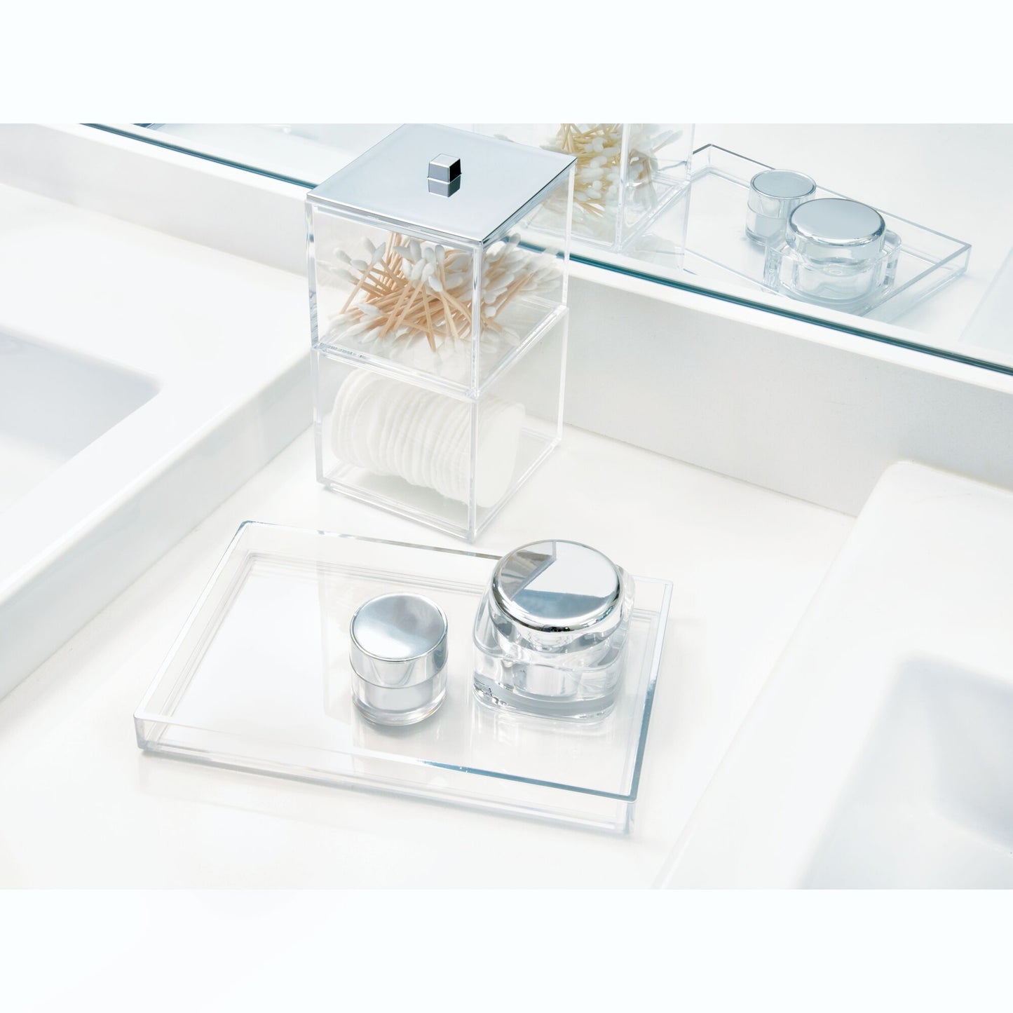 Square Stacking Canister 10.6" x 6.7" x 4.2"