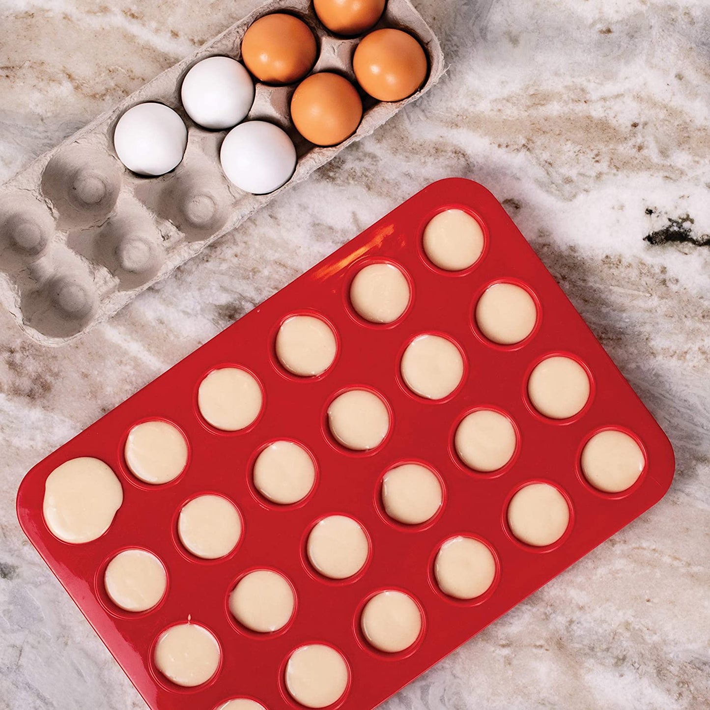 Silicone 24-Cup Mini Muffin Pan