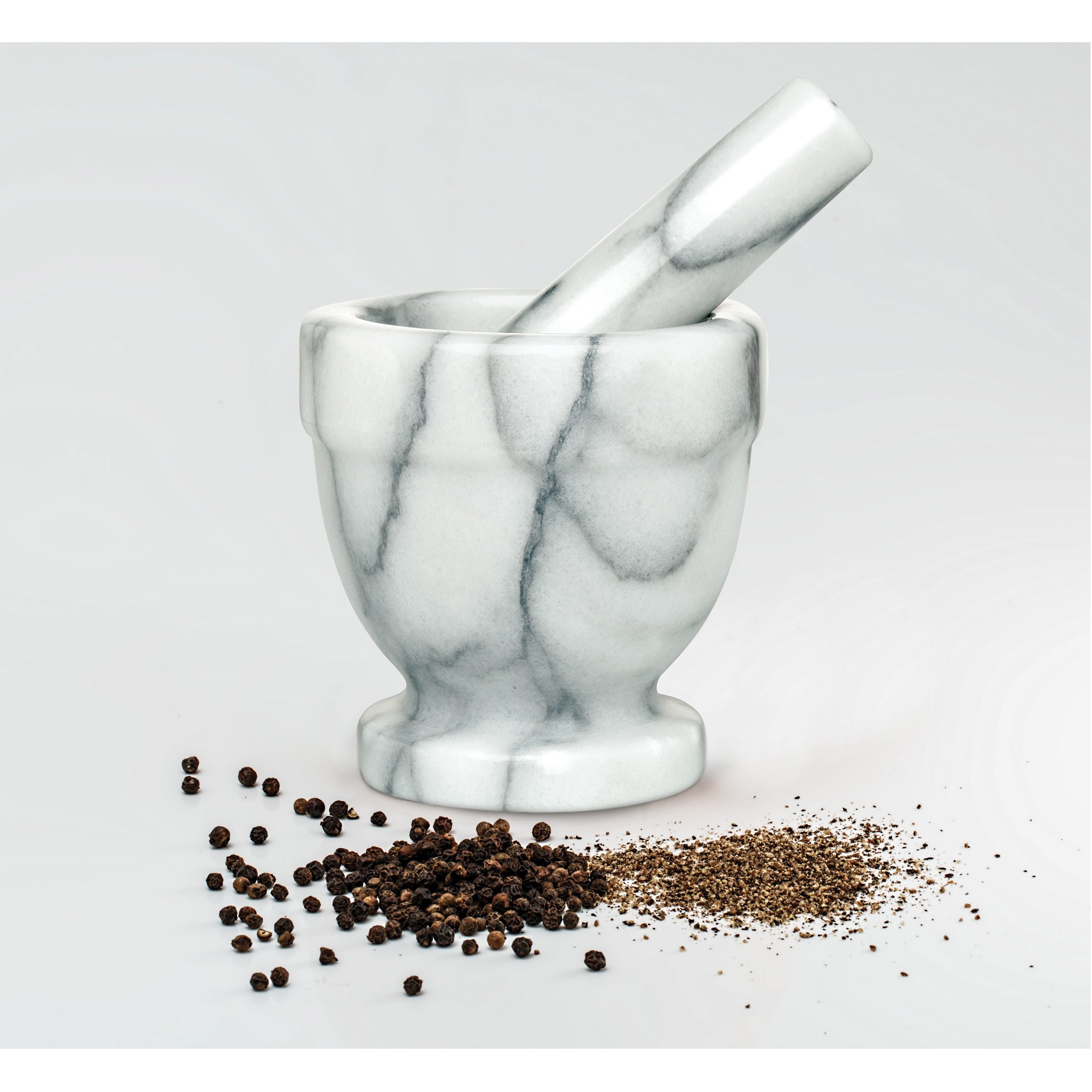 MARBLE MORTAR / PESTLE 4"