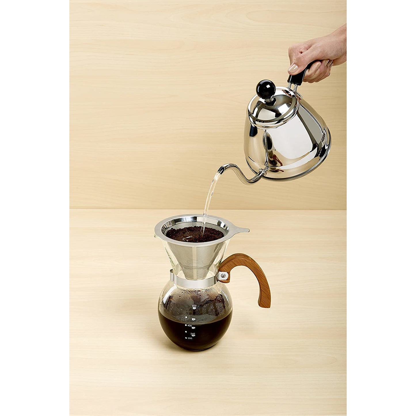 Pour-Over Coffee Maker Clear