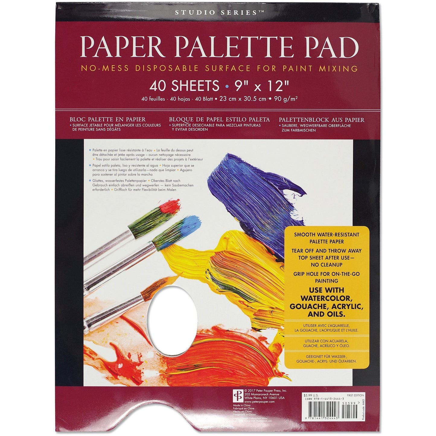 Studio series paper palette pad