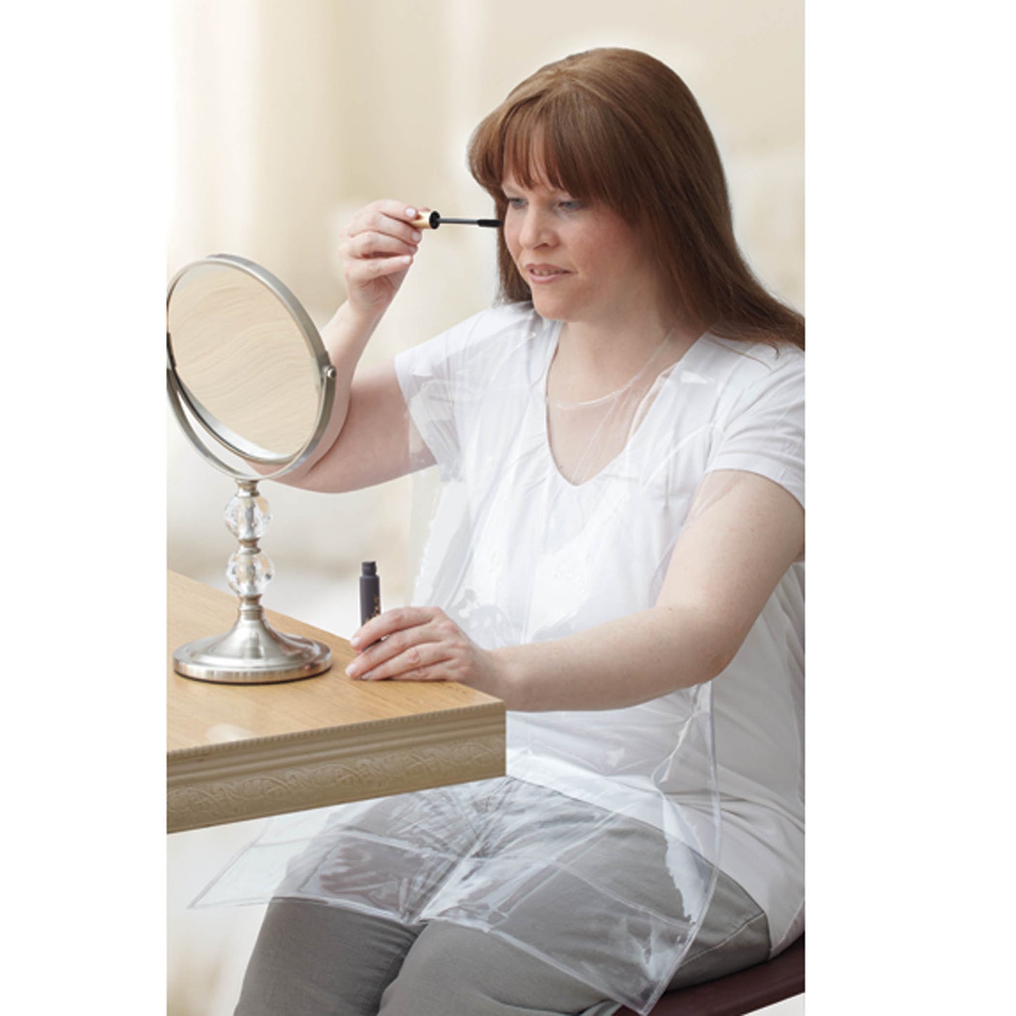 Invisible Clear Vinyl Bib
