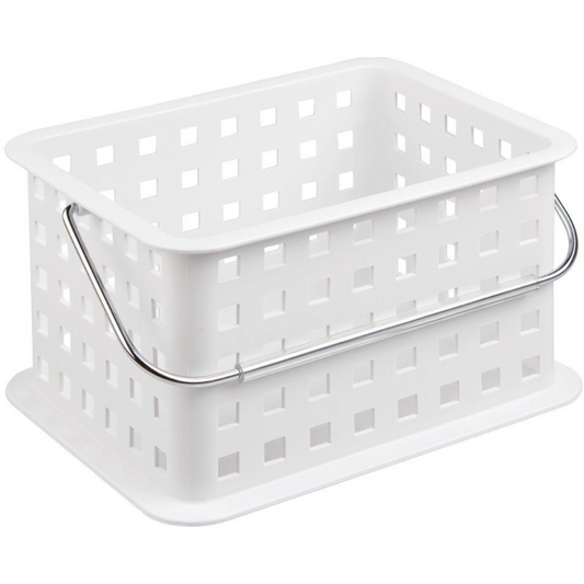 Small Basket in White