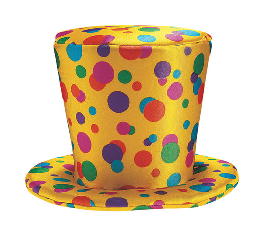 Foam Clown High Top Hat