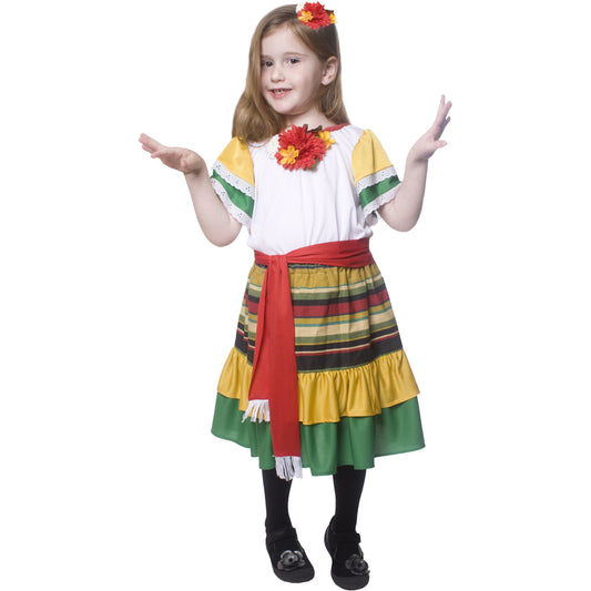 Mexican Dancer Girl costume