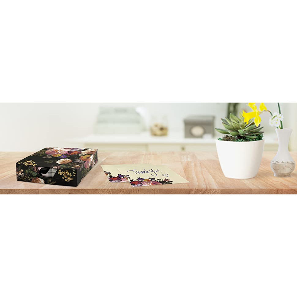Desk notes midnght floral