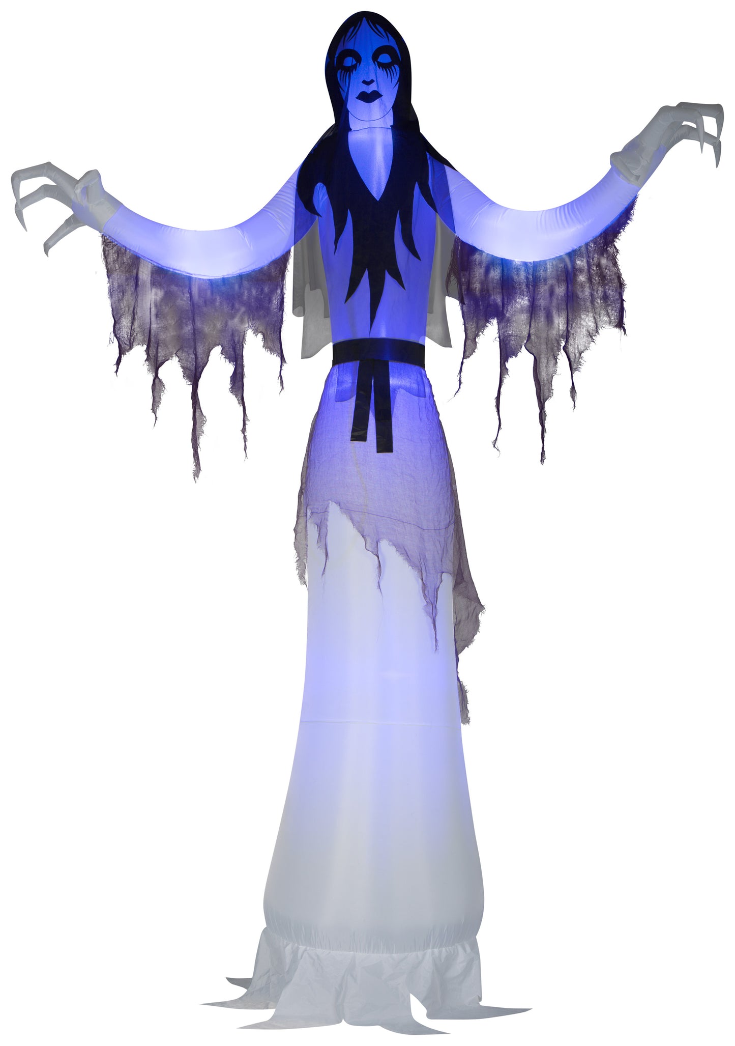 Animated L/S Airblown Mixed Media Waist Turning Shortcircut Female Ghoul Giant