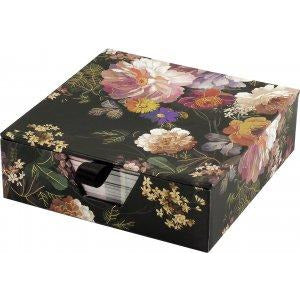 Desk notes midnght floral