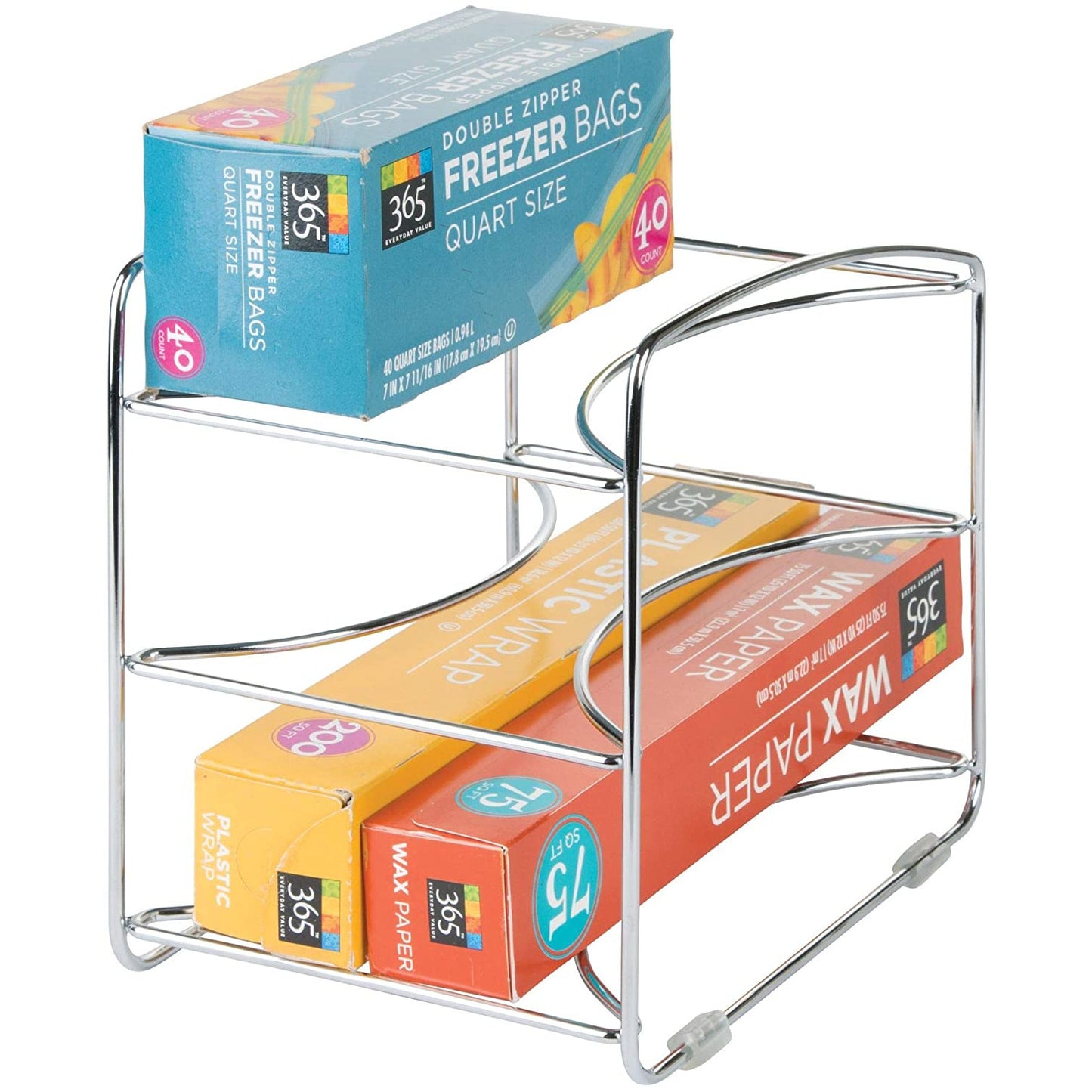 Kitchen Wrap Organizer Chrome