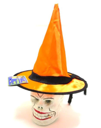 Satin Witch Hat in 3 colors