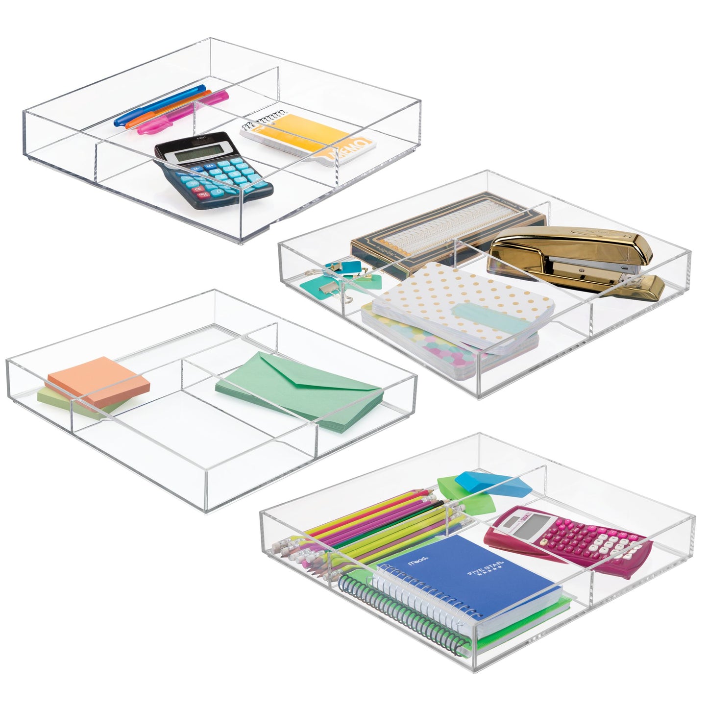 Organizador de gavetas12" x 12" x 2"