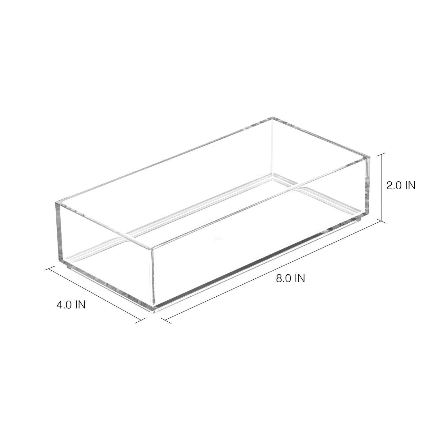 Organizador de gavetas 4" x 8" x 2"