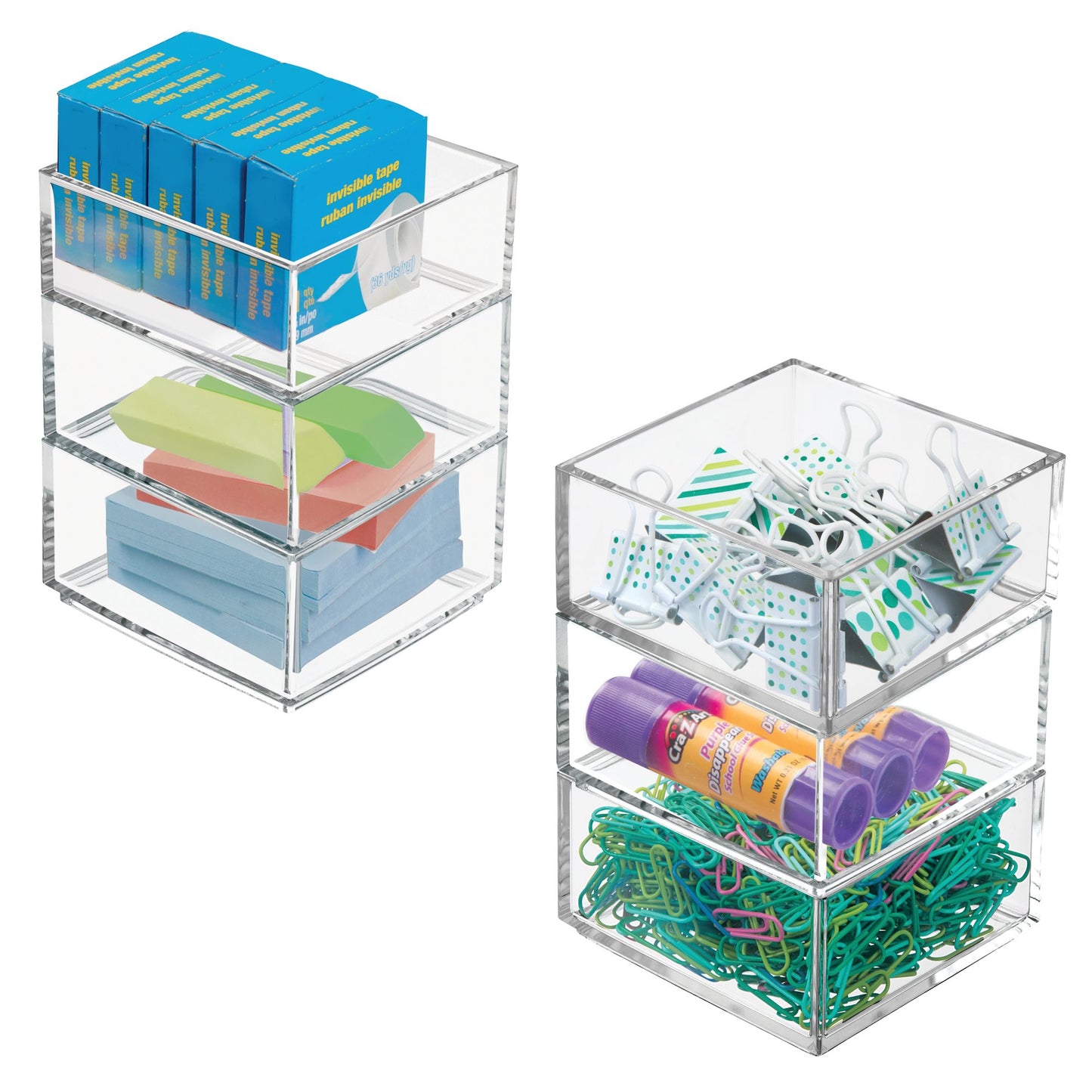 Organizador de gavetas 4" x 4" x 2"