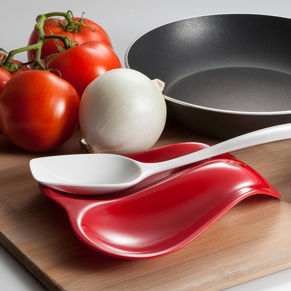 Twin Spoon Rest Gray