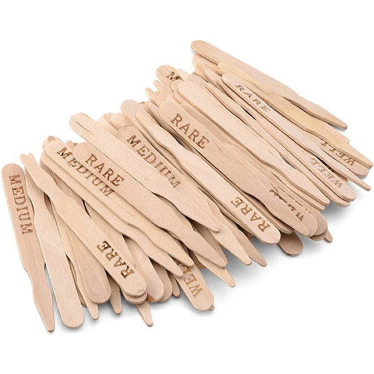 75 COUNT WOOD STEAK MARKERS