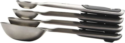 OXO GG 4 PIECE STAINLESS STEEL MEASURING SPOONS MAGNETS